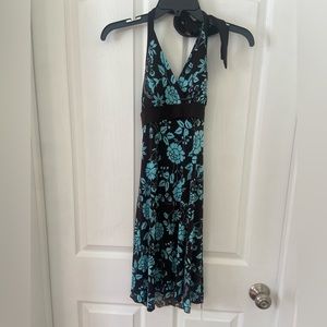 Body Central Floral Halter Dress